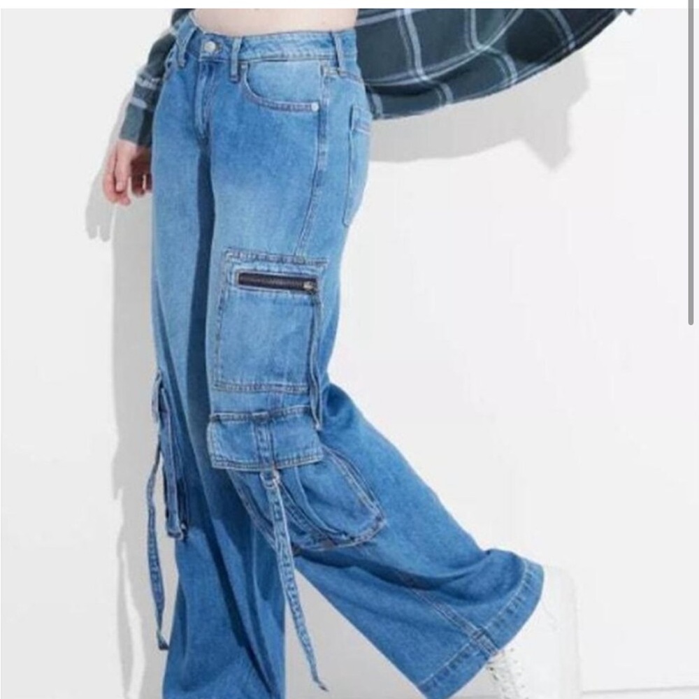 Wild fable Midrise baggy cargo jeans